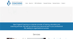 Desktop Screenshot of newenglandcoaching.com